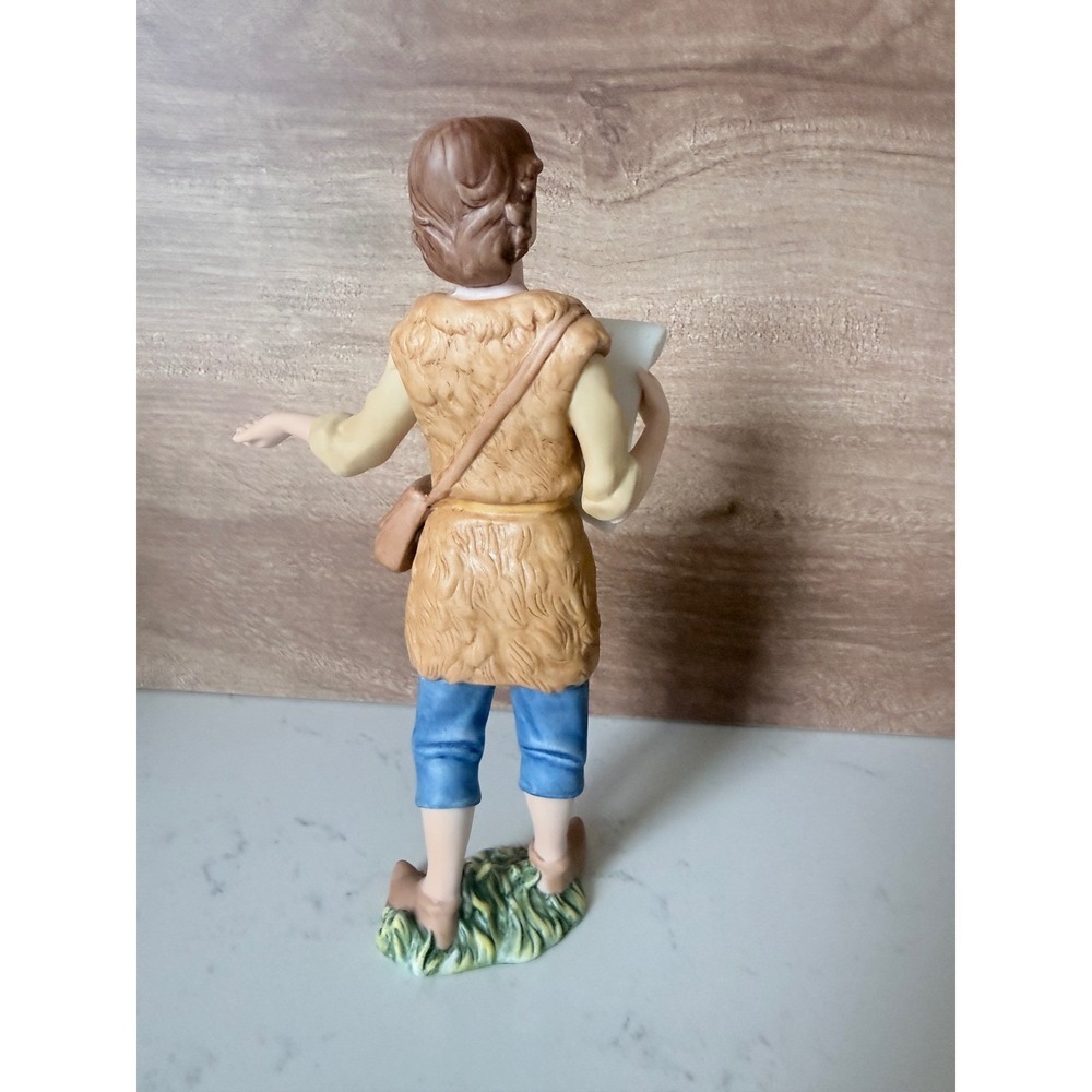Thomas Kinkade Rejoice In Song Porcelain Shepherd Figurine 2004 78054A - Picture 3 of 3